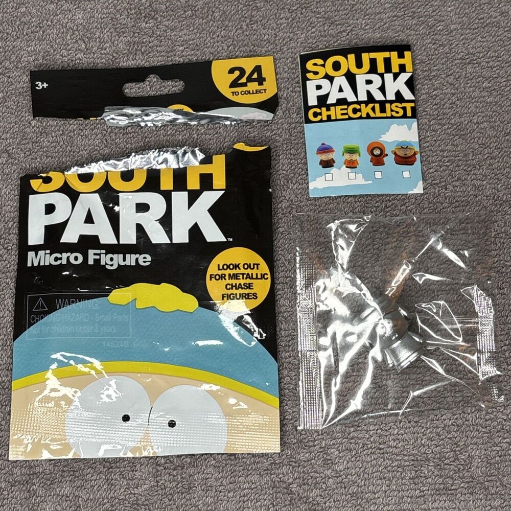 Kyle (Chase Metallic Silver) 1" South Park Micro Figure Open Blind Bag
